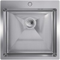 Кухонная мойка FLORACIO Steel F.5151.SSD (DECOR), нержавеющая сталь