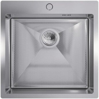 Кухонная мойка FLORACIO Steel F.5151.SSD (DECOR), нержавеющая сталь