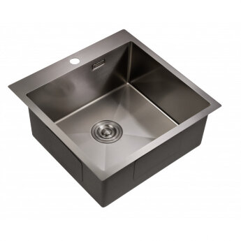 Мойка для кухни MILACIO Denia 51 Steel сталь воронёная MC.77489