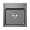 Мойка для кухни Granula Kitchen Space 5002 алюминиум, 50х51 см, квадратная