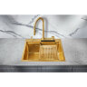 Мойка для кухни Milacio Denia 57 Steel золото MC.77408