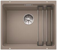 Врезная кухонная мойка Blanco Etagon 500-U серый бежевый