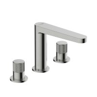 Смеситель WasserKRAFT Tauber 6435 для раковины на 3 отверстия, цвет никель
