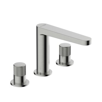 Смеситель WasserKRAFT Tauber 6435 для раковины на 3 отверстия, цвет никель