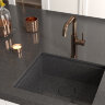 Смеситель для кухни под фильтр однорычажный Wasserkraft А8597 розовое золото