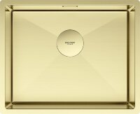 Мойка кухонная Paulmark Next 54 Uni PM215444-LG из нержавеющей стали, светлое золото