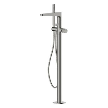 Смеситель WasserKRAFT Tauber 6421 для ванны напольный, цвет никель