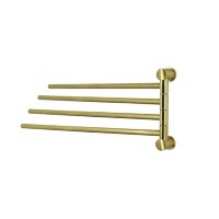 Полотенцедержатель четверной WasserKRAFT K-1034BRUSHED GOLD матовое золото