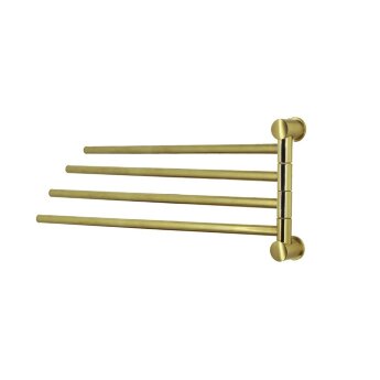 Полотенцедержатель четверной WasserKRAFT K-1034BRUSHED GOLD матовое золото