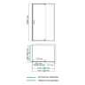 Душевой уголок прямоугольный WasserKRAFT Neime 19P10 120x100x200 см, распашная дверь, белый профиль
