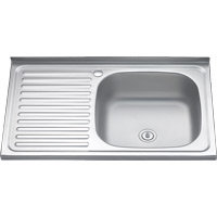 Мойка  MELANA 8050 R 0.4/160 накладная прямоугольная (076 ta R*20)
