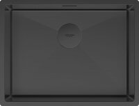 Мойка кухонная Paulmark Next 58 Uni PM215844-MBN из нержавеющей стали, матовый черный