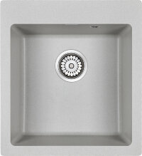 Мойка кухонная Paulmark Kante 45 PM104651-GR из искусственного камня IT-Granit, серый