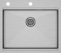 Мойка кухонная Paulmark Kroner 59 Pro PM705951-BS из нержавеющей стали, нержавеющая сталь