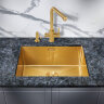 Мойка для кухни MILACIO Denia 58 Steel золото MC.77458