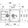 Мойка кухонная Franke S2D 651-78 сахара