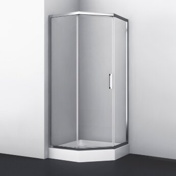 Душевой уголок пятиугольный WasserKRAFT Naab 86S11 90x90x200