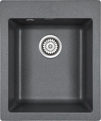 Мойка кухонная Paulmark Kante 40 PM104249-DG из искусственного камня IT-Granit, графит