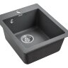 Мойка кухонная Paulmark Kante 40 PM104249-DG из искусственного камня IT-Granit, графит