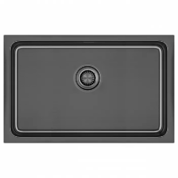 Мойка для кухни VISTA 74 UNI, Paulmark артикул PM307444-GM