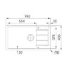 Мойка кухонная Franke S2D 611-78 XL/435 белый