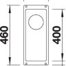 Врезная кухонная мойка 46 см, Blanco Subline 160-U белый 523400