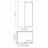 Душевой уголок WasserKRAFT Vils 56R17 100x80x200 см, с раздвижными дверьми