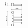 Полотенцедержатель короткий WasserKRAFT K-1054