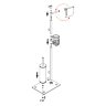 Напольная комбинированная стойка WasserKRAFT K-1264WHITE