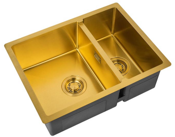 Кухонная мойка ZORG ZL R 580-2-440 BRONZE бронза