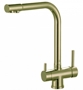 Смеситель для кухонной мойки ZORG Sanitary ZR 348 YF BR бронза