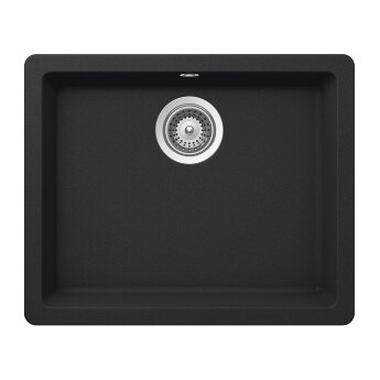 Кухонная мойка подстольного монтажа SCHOCK Quadro 60U, оникс (700517U)