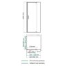 Душевой уголок квадратный WasserKRAFT Neime 19P03 90x90x200