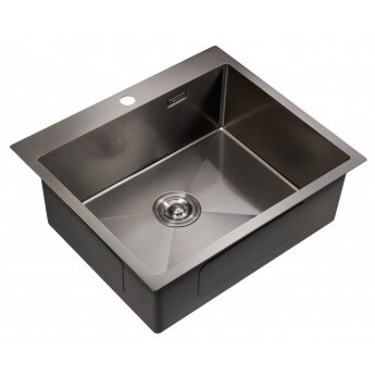 Мойка для кухни MILACIO Denia 59 Steel сталь воронёная MC.77499