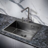 Мойка для кухни MILACIO Denia 59 Steel сталь воронёная MC.77499