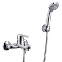 Смеситель WasserKRAFT Leine 3501 для ванны с коротким изливом