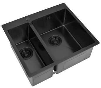 Кухонная мойка Zorg ZorG Light ZL R 590-2-510-R GRAFIT