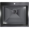 Кухонная мойка FLORACIO Steel F.5751.GM, вороненая сталь