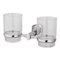 Стакан для зубных щеток двойной WasserKRAFT Oder K-3028D