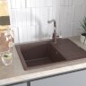 Смеситель Paulmark Essen Es213011-COCR для кухонной мойки, кофе / хром