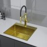 Мойка кухонная Kuchenstern WERK 60 золото gl
