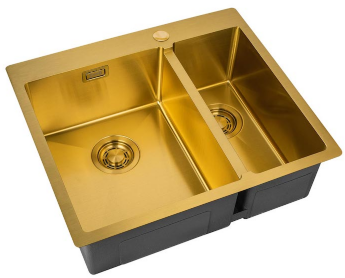 Кухонная мойка ZorG Light ZL R 590-2-510-L Bronze