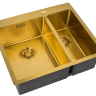 Кухонная мойка ZorG Light ZL R 590-2-510-L Bronze