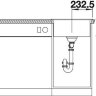 Мойка кухонная Blanco Dalago 45 антрацит Silgranit PuraDur