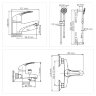 Комплект для ванной 3 в 1 WasserKRAFT A31011