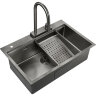 Мойка для кухни Milacio Denia 75 Steel сталь воронёная MC.77429