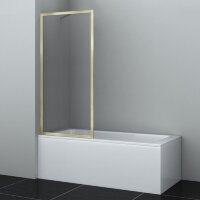 Шторка на ванну WasserKRAFT Abens 20W01-80 BG Fixed WasserSchutzz ширина 80 см