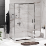 Душевой уголок П-образный WasserKRAFT Berkel 48P26 120x100x200 см, с распашными дверьми