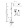 Wasserkraft A113.119.101.CH Thermo Душевая система с термостатическим смесителем