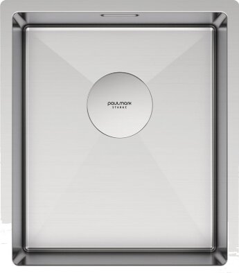 Мойка кухонная Paulmark Next 38 Uni PM213844-BS из нержавеющей стали, нержавеющая сталь